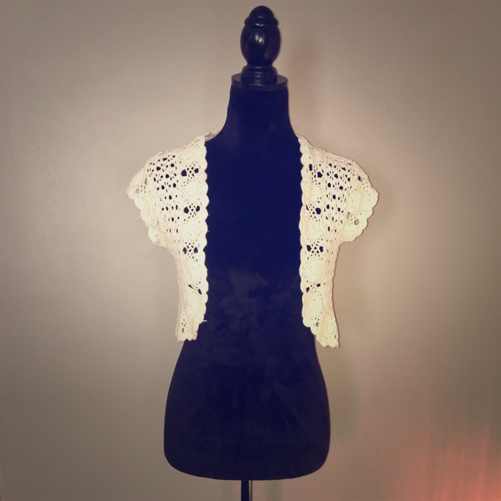 💐SPRINGTIME FAVE 💐 Short Sleeve Cropped Cardigan